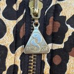 Vintage 90’s Silk Leopard/ Cheetah Lightweight Quilted Jacket Medium Tan Photo 4