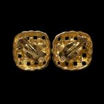 Givenchy  Elegant Gold Textured Earrings Photo 3