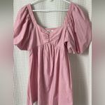 Showpo Vashti Mini Dress Puff Sleeve Sweetheart Dress Pink Size 8 Photo 6