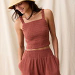 Marine layer Cali Rust Double Cloth Shorts S Photo 0