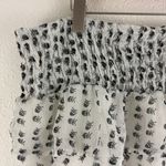 VANITY Vintage Y2K White Black Tulle Ruffle Tiered Grunge Emo Skull Mini Skirt Size M Photo 3