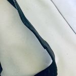 Sabrina Scala Leather Satchel Bag Black Photo 9