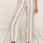 Reformation NWOT Courtney Striped Linen Pants Photo 0