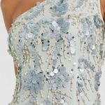 Mac Duggal  94151 Green Embellished One Shoulder Trumpet Gown with Flower Photo 1