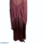Mimi Maternity Plum/Burgundy Spaghetti Strap Formal Dress Size undefined Photo 10