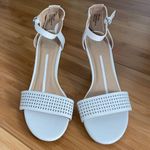 New Directions Emily Perforated Dress Heels Size 8 White Photo 1