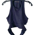 Outdoor Voices Dark Gray Cutout Back Crop Top size medium Photo 0