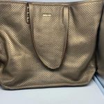 Rebecca Minkoff genuine gold pebbled leather tote Photo 4