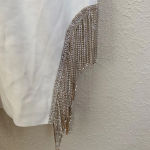 House Of CB 'Charlize' White Crystal Trim Dress/Size XS NWOT Photo 8