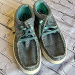 L.L.Bean Women's Higgins Beach 4-Eye Slip-Ons Fabric Shoes Sneakers 8.5 Photo 0