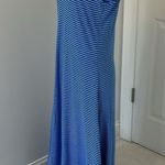 Vineyard Vines V Neck Striped Maxi Dress Tide Blue Photo 4