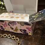 Jane Win Chunky Link Chain 14k Gold Plated with Lapis Blue Bead Photo 5