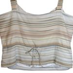 Tommy Bahama Striped Silk Sleeveless Tank Blouse Size 14 Photo 5