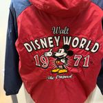  Parks Walt Disney World Red Blue Windbreaker Rain Jacket Coat Embroider Photo 4