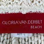 Gloria Vanderbilt Ivory Sheer Drawstring Waist Beach Lounge Pants L Photo 3