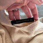ZARA  WOMAN BOUCLÉ KNIT SWEATER EUC Zipper Closure Office Classy Size Small Photo 4