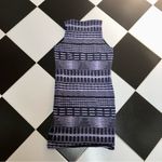 Opening Ceremony Knit Bodycon Mini Dress Stretchy Jagged Lines Periwinkle Purple Photo 7