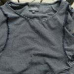 Milk Nursingwear 3/4 Sleeve Striped Dress in Navy Blue/White Size XS Blue Photo 5