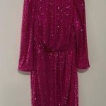 LIPSY London Pink Sequin Mini Dress Size 4 NWT Photo 0
