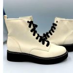 Madden NYC Moto Lace Up Nappa Booties Photo 1