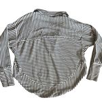 Anthropologie  Pilcro Oversized Striped Splice Henley Top Neutral Size Small Photo 5