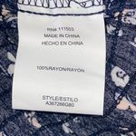 Lila Rose Lily Rose Navy Blue Floral Smocked Dress Size M NWT Photo 5