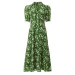 L.K. Bennett Sophie Wildflower Dress in Green, Size US 2 Green Photo 1