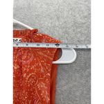 1. State  Women's Maxi Dress Orange Tiered Sleeveless Size XS Keyhole Smocked Photo 9