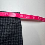 Talbots  Gray Houndstooth Chatham Ankle Pants 16‎ Plus Side Zip Cotton Blend Photo 8