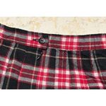 Ny Collection Vintage Women's Plaid Migi Skirt Black Size Petite Medium EUC Photo 3