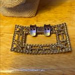 Vintage Black and Gold Shoe Clips Photo 4