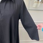 Women With Control QVC Black 3/4 Sleeve Polo Dress Black S Photo 7