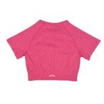 AYBL Evolve Speckle Seamless Short Sleeve Crop Top Raspberry Pink Size Medium Photo 1