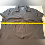 Style & Co , Stretch, Short Sleeve Black Shirt with Collar, Size‎ 2X Photo 3