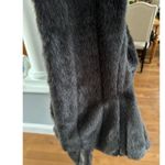 Banana Republic  Faux Fur vest in steel gray size large Photo 9