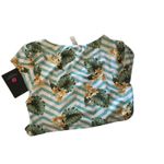 Marilyn Monroe  Tropical Chevron Bikini Women's Size Large New Photo 2