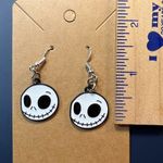 JACK  Skellington Face Dangle Earrings New Photo 1