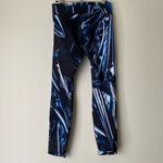 Nike Dri fit sz S blue abstract yoga athletic leggings Photo 3