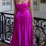 House Of CB 'Anabella' Fuchsia Lace Up Maxi Dress NWOT size S Photo 0