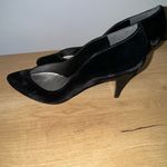 Stuart Weitzman Elegant Princess‎ Pumps 7.5 M Black Suede Heels Shoes Photo 3
