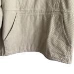 Le lis ‎ Women Top M Beige Collared 1/4 Zip Popover Corduroy Shacket Gorpcore Photo 4