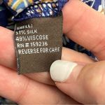 J. McLaughlin Sherry Mini Secret Garden Floral Print Blouse Top Womens Medium Photo 5