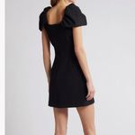 French Connection  Whisper Flutter Sleeve Mini Dress in Blackout Photo 1