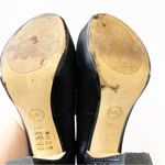 Michael Kors Michael Black Satin Peep Toe Platform Heels Size 8 Pleasers Studded Photo 2