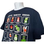 Unisex Pixel Super Mario Bros Throwback 90s Vintage Tee Shirt Photo 1
