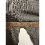 Carlisle Women's Silk Blouse Shirt Hi Neck Black Geometric Long Sleeve Sz 4 Photo 3