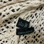 Cynthia Rowley  Beige Open-Knit Cardigan Photo 1