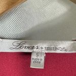 Lovers + Friends Flynn Wrap Mini Dress Size Small Burgundy Wine Photo 6