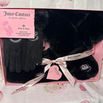 Juicy Couture  Faux Fur Scarf Set-Black Photo 0