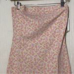 BP  Strapless Bodycon Stretch Dress Floral Pink NWT Junior Small Photo 3
